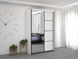 ארון הזזה 2 דלתות דגם BZ120-14 ארון הזזה 2 דלתות דגם BZ120-14