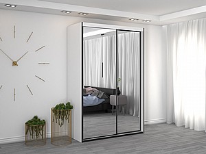 ארון הזזה 2 דלתות דגם BZ120-19 ארון הזזה 2 דלתות דגם BZ120-19