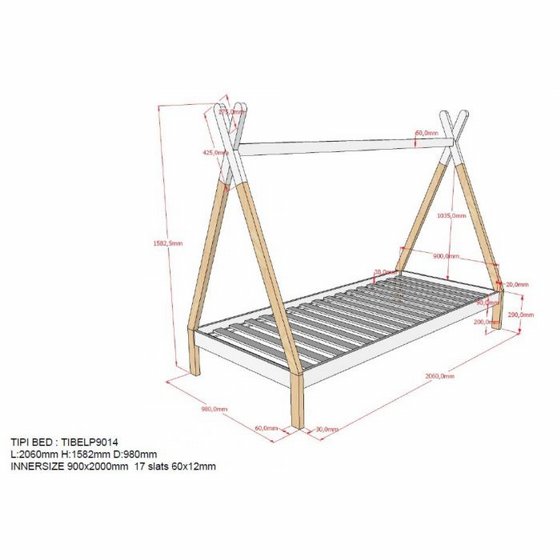 ���� ���� ������ ������ 90/200 ��� ��� ��� "Tipi Dream"